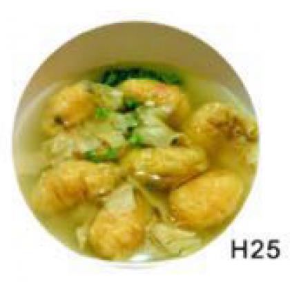 H25 Soupe ravioli aux crevettes